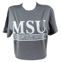 T-Shirt Short Sleeve MSU Double Bars