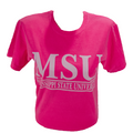 T-Shirt Short Sleeve MSU Double Bars