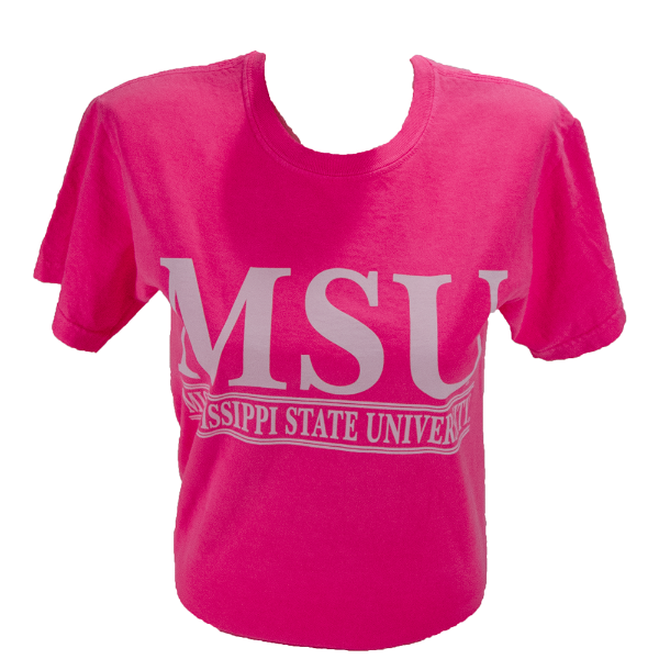 T-Shirt Short Sleeve MSU Double Bars