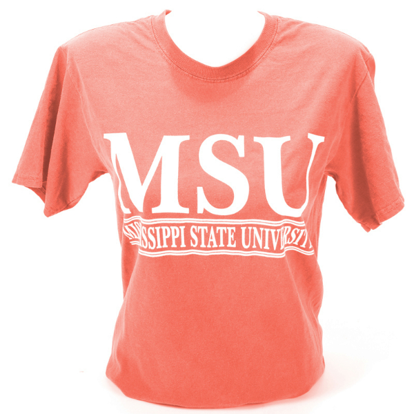 T-Shirt Short Sleeve  MSU Double Bars