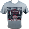 T-Shirt Short Sleeve Weathered Football M-State
