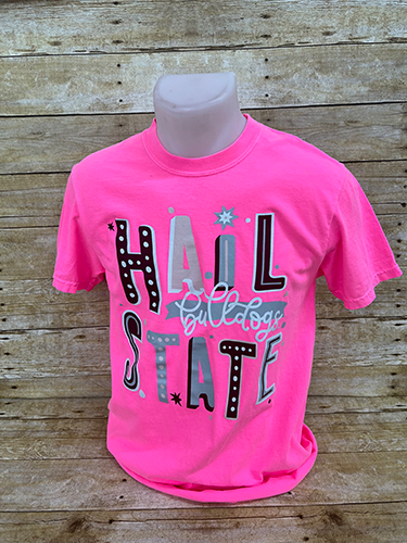 T-Shirt Short Sleeve Mismatched Type Hail State