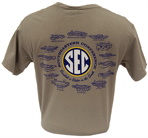 T-Shirt Short Sleeve SEC Baseball Stadiums