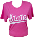 T-Shirt Short Sleeve Triblend Script State