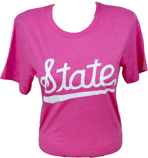 T-Shirt Short Sleeve Triblend Script State
