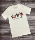 T-Shirt Women's Short Sleeve Bouncy Starkville Bubble Font