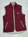 Horn Legend Vest Full Zip Quilted Script State