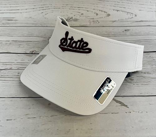 Visor Perf Low Rise Script State Maroon Vero
