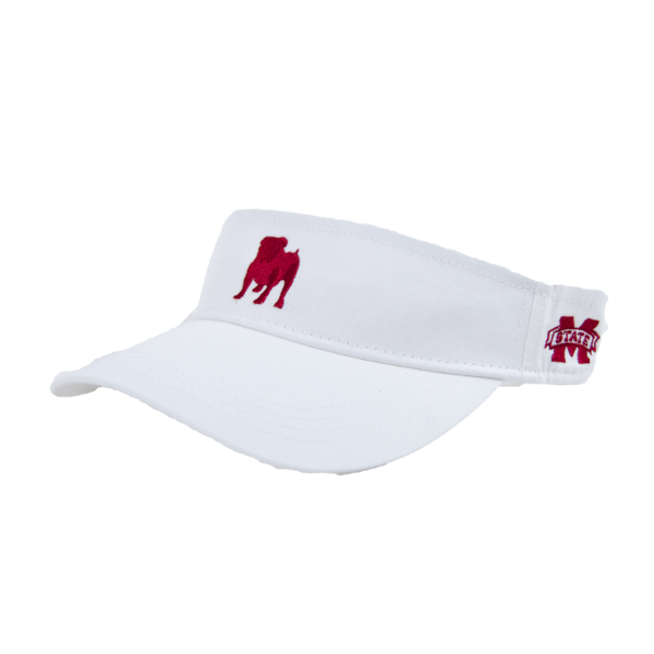 Visor Liteweight Twill Bulldog Silhouette