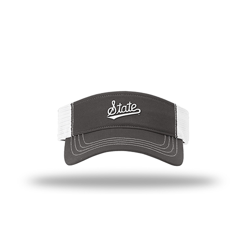 Uscape Apparel L Vsr Trucker Split Heather Gray Black State W Tail Maroon