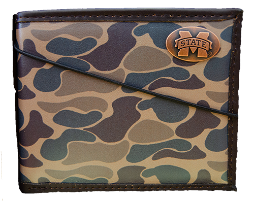 Divisions Of Zeppelin Products, Inc. Wallet Leather Pass Case M-State Concho Old School Camo