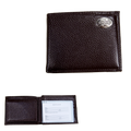 Wallet Leather Pass Case Pebble Grain M-State Concho