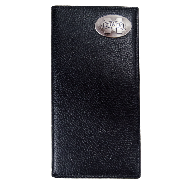 Wallet Leather Roper Pebble Grain M-State Concho
