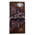 Divisions Of Zeppelin Products, Inc. Wallet Nylonn Leather Roper Mossy Oak Camo M-State Concho