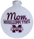 Rfsj, Inc Xmas Orn Glass Rnd Mom Mississippi State M-State