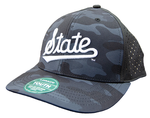 L2 Brands Youth Cap Rempy Camo Script State