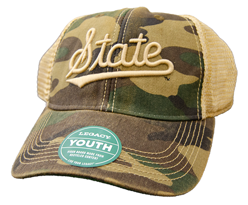 L2 Brands Youth Cap Trucker Script State