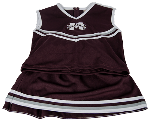 Youth Cheerleader Suit 2 Piece V-Neck M-State