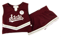 Youth Cheerleader Suit 2 Piece V-Neck Script State
