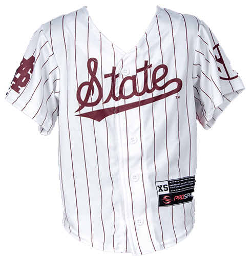 Youth Jersey Baseball Pinstripe Script State