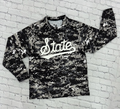 Youth T-Shirt Long Sleeve Digital Script State
