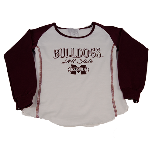Youth T-Shirt Long Sleeve Fitted Raglan M-State