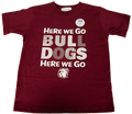 Youth T-Shirt Short Sleeve Here We Go Bulldogs