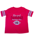 Youth T-Shirt Short Sleeve This Girl Loves Mississippi State Football