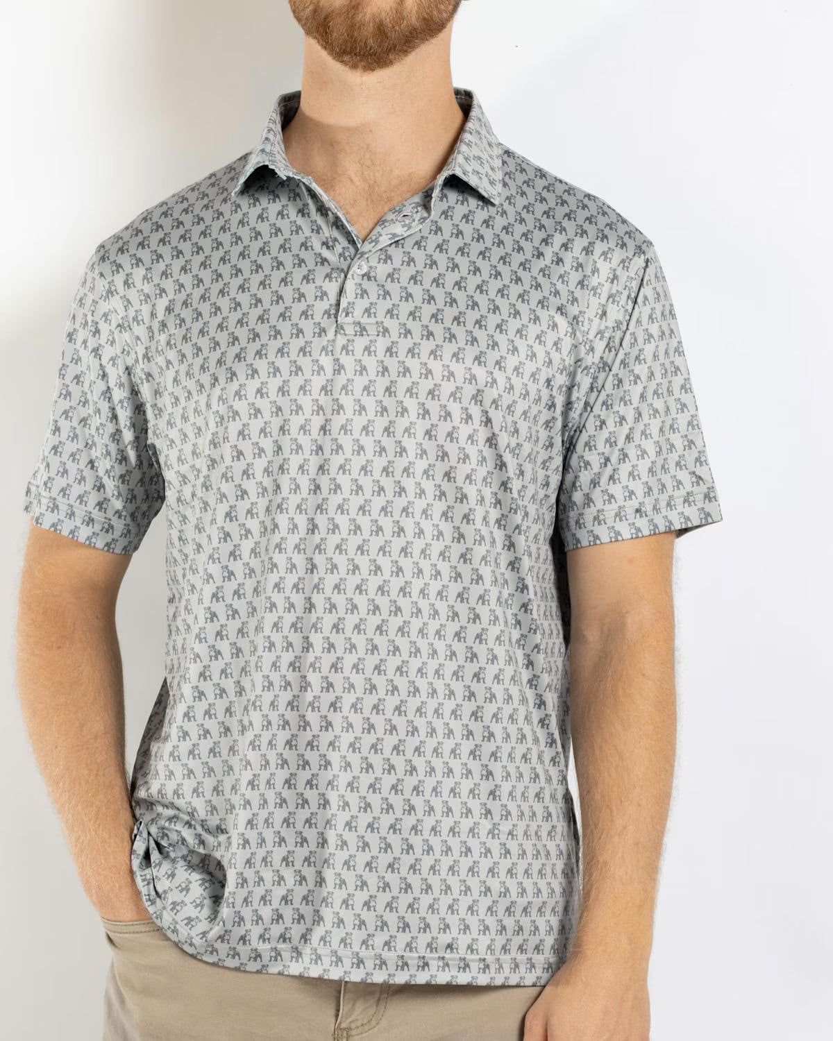 Royal Standard Polo Men's Performance Bulldogs All Over
