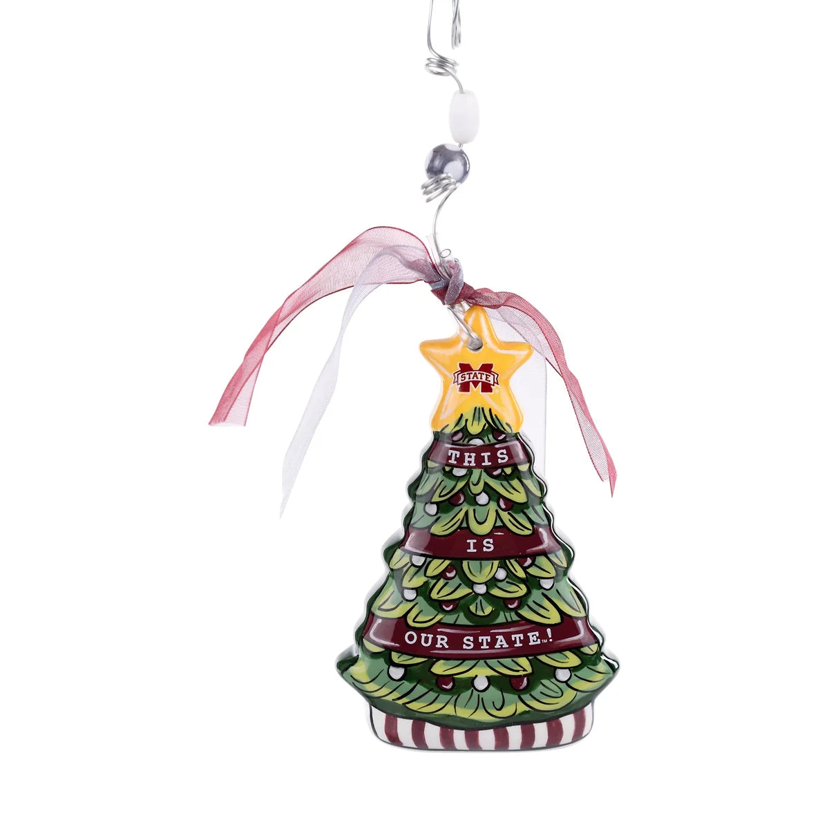 Glory Haus Xmas Orn Pu Christmas Tree This Is Our State Top M-State
