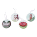 Glory Haus Orn 4 Pk Arcrylic Var MSU Scenes Logos