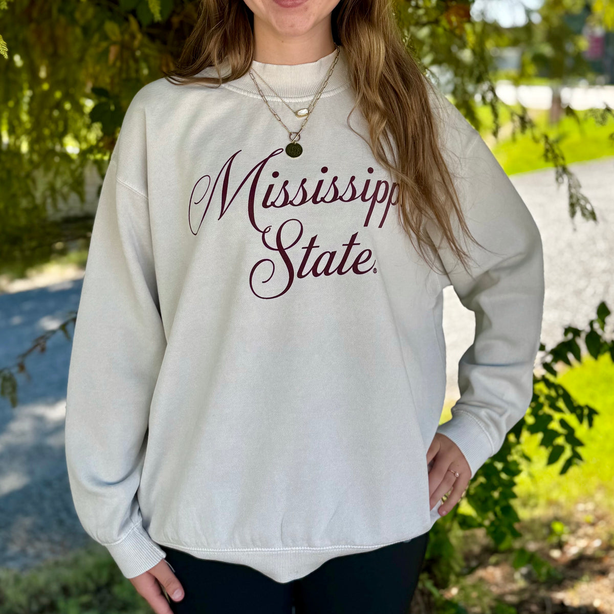 Sweatshirt Crew Mock Neck Nantucket M-State